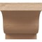 Ekena Millwork 4in. W x 4in. H x 12in. L Newport Woodgrain TimberThane Rafter Tail, Primed Tan RFTUR04X04X12NEWRCPR - alternate 3